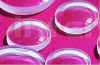 Glass Lenses, Double Convex, w/ground edges